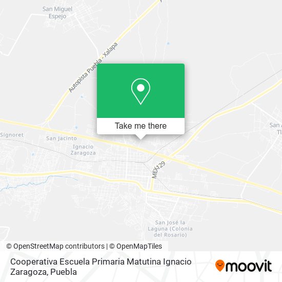 Cooperativa Escuela Primaria Matutina Ignacio Zaragoza map