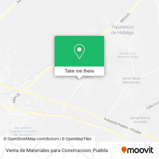 Venta de Materiales para Construccion map
