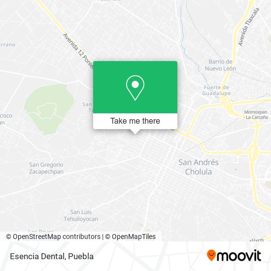 Esencia Dental map