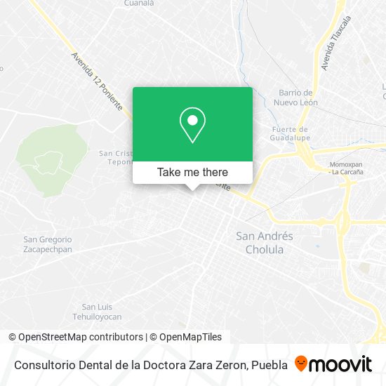 Consultorio Dental de la Doctora Zara Zeron map