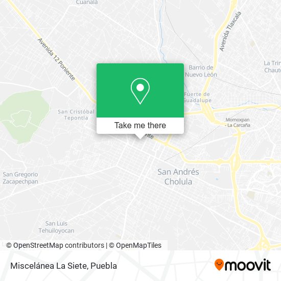 Miscelánea La Siete map