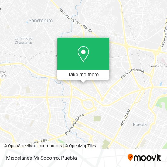 Mapa de Miscelanea Mi Socorro