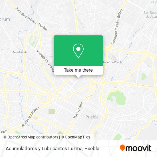 Mapa de Acumuladores y Lubricantes Luzma