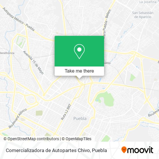 Comercializadora de Autopartes Chivo map