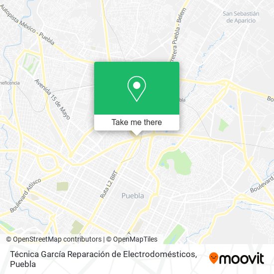 Técnica García Reparación de Electrodomésticos map