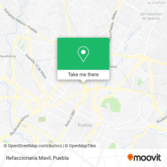 Refaccionaria Mavil map