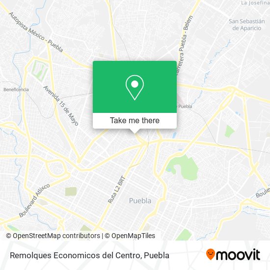 Remolques Economicos del Centro map