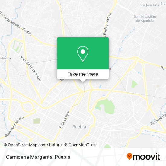 Mapa de Carniceria Margarita