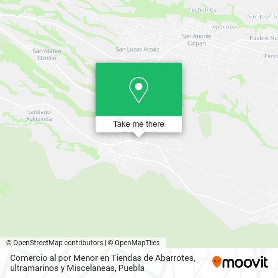 Comercio al por Menor en Tiendas de Abarrotes, ultramarinos y Miscelaneas map