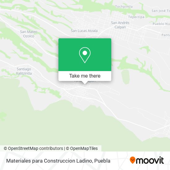 Mapa de Materiales para Construccion Ladino