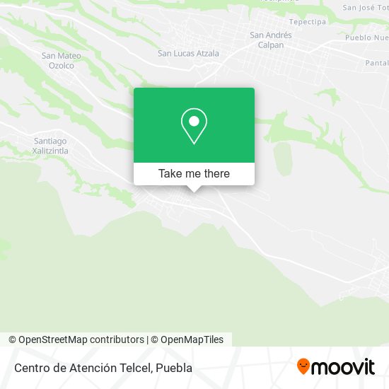 Centro de Atención Telcel map