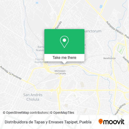 Distribuidora de Tapas y Envases Tapipet map