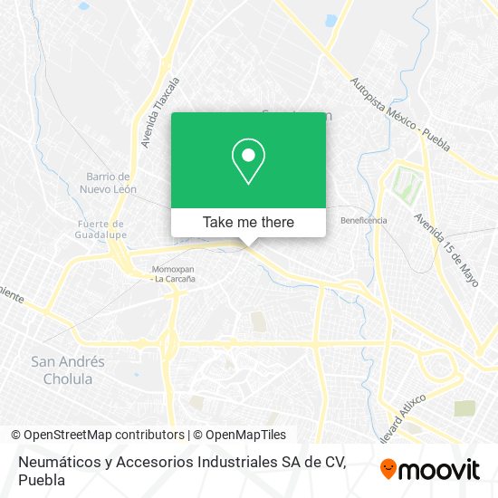 Neumáticos y Accesorios Industriales SA de CV map