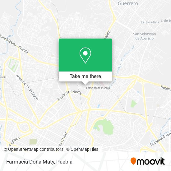 Mapa de Farmacia Doña Maty