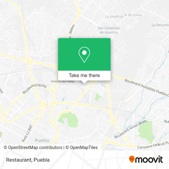 Restaurant map