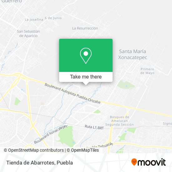 Mapa de Tienda de Abarrotes