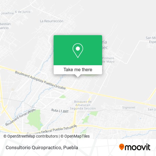 Consultorio Quiropractico map