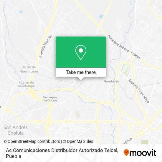Ac Comunicaciones Distribuidor Autorizado Telcel map