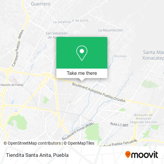 Mapa de Tiendita Santa Anita