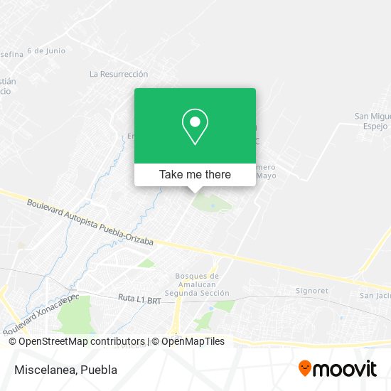 Mapa de Miscelanea