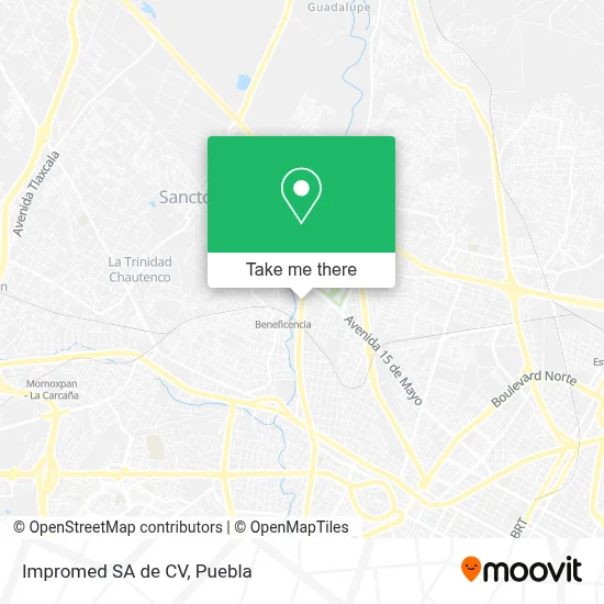 Impromed SA de CV map