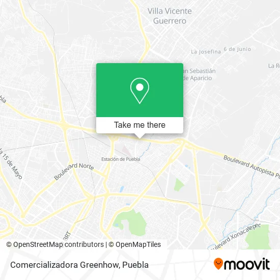 Comercializadora Greenhow map