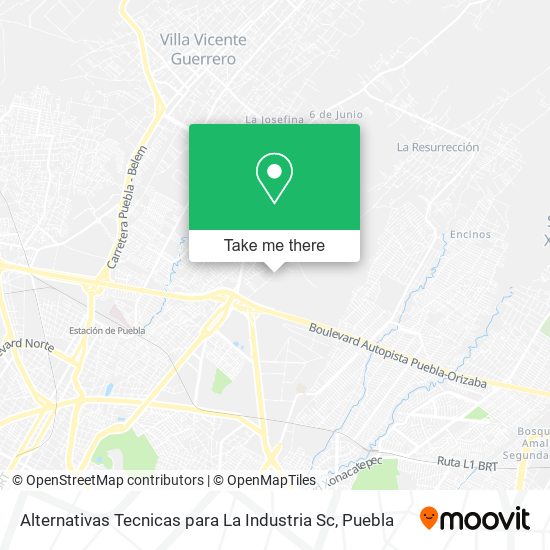 Alternativas Tecnicas para La Industria Sc map