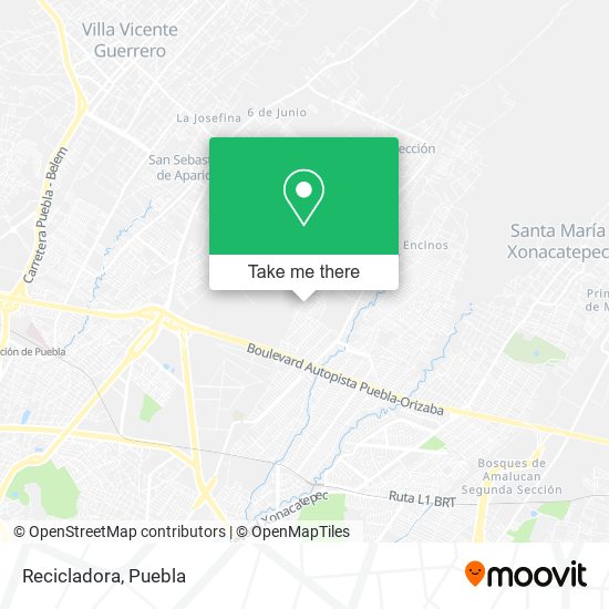 Mapa de Recicladora