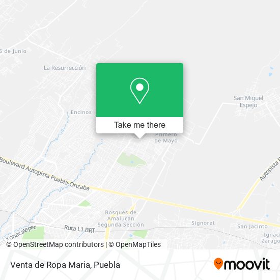 Venta de Ropa Maria map