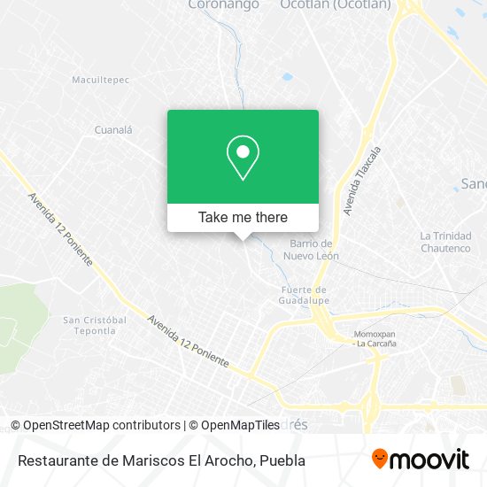 Restaurante de Mariscos El Arocho map