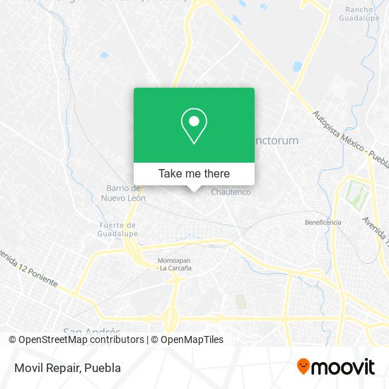 Movil Repair map