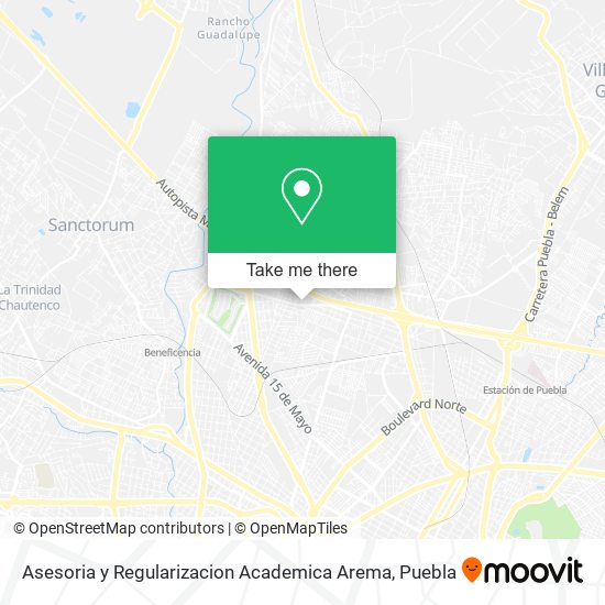 Asesoria y Regularizacion Academica Arema map