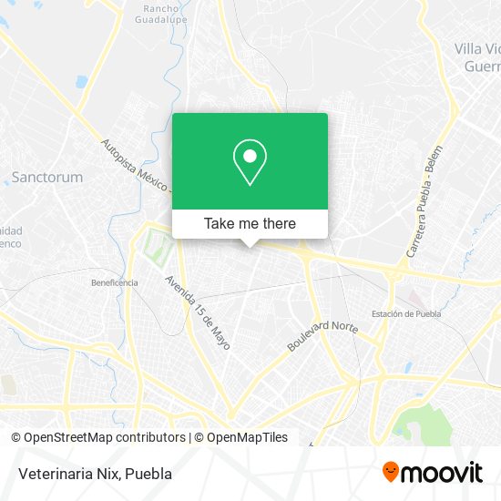Mapa de Veterinaria Nix