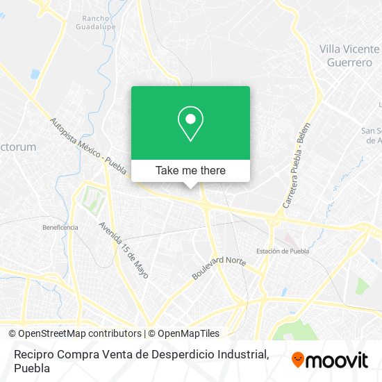 Recipro Compra Venta de Desperdicio Industrial map