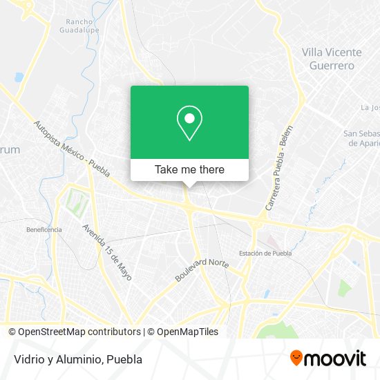 Mapa de Vidrio y Aluminio
