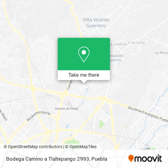 Mapa de Bodega Camino a Tlaltepango 2993
