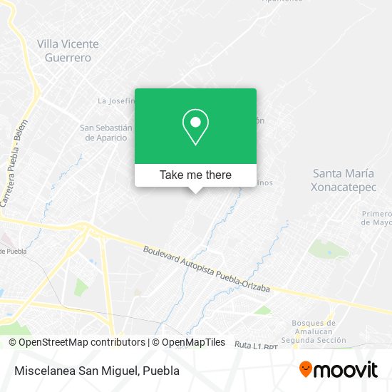 Miscelanea San Miguel map