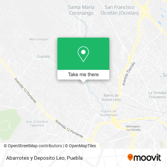 Abarrotes y Deposito Leo map
