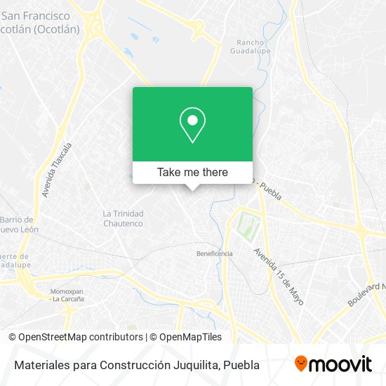 Materiales para Construcción Juquilita map