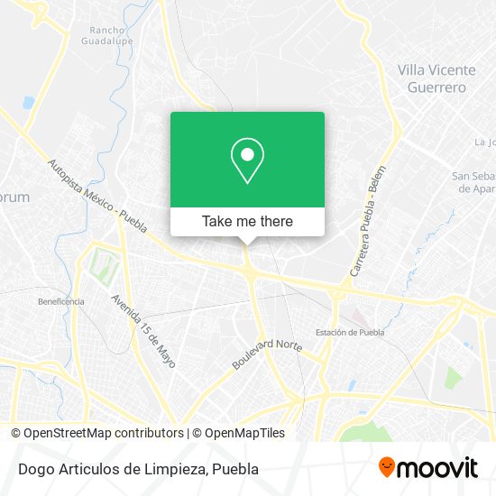 Dogo Articulos de Limpieza map