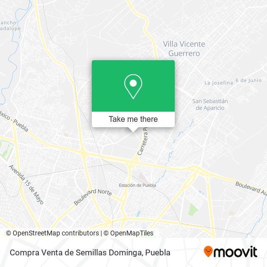 Compra Venta de Semillas Dominga map