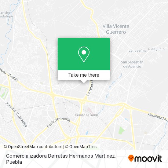 Mapa de Comercializadora Defrutas Hermanos Martinez