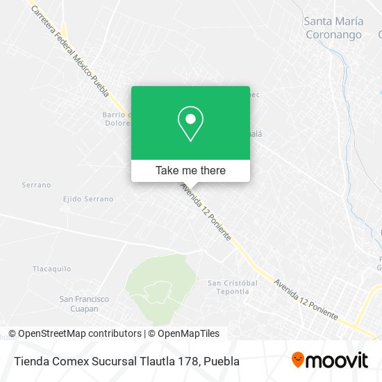 Tienda Comex Sucursal Tlautla 178 map