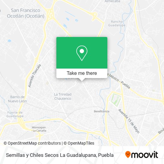 Semillas y Chiles Secos La Guadalupana map