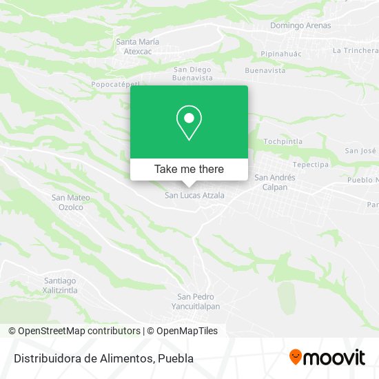 Distribuidora de Alimentos map