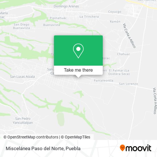 Miscelánea Paso del Norte map