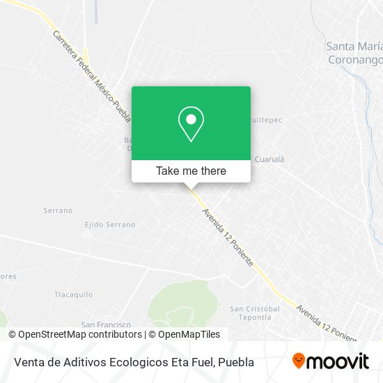 Mapa de Venta de Aditivos Ecologicos Eta Fuel
