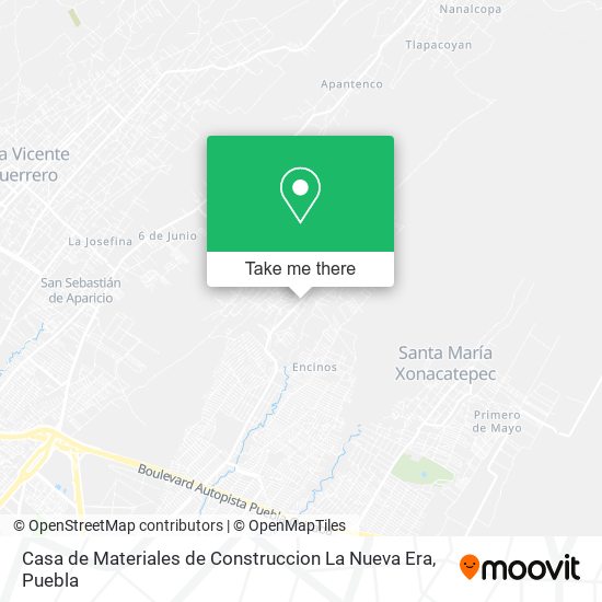 Casa de Materiales de Construccion La Nueva Era map