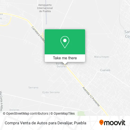 Mapa de Compra Venta de Autos para Devalijar