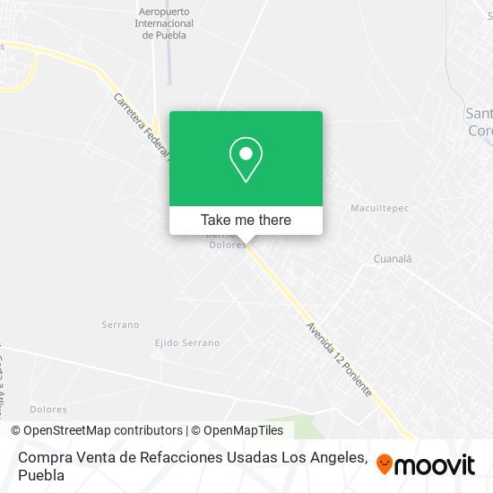 Compra Venta de Refacciones Usadas Los Angeles map